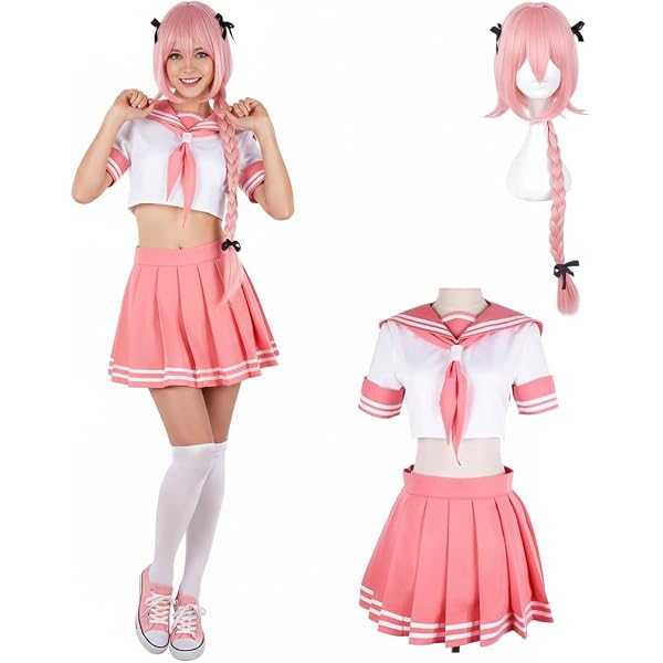Amazon.co.jp: [ニャンコ] アストルフォ コスプレ 衣装 セーラー服